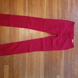 Stretch Red Corduroy pants